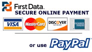 secure online payment with major credit cards or PayPal